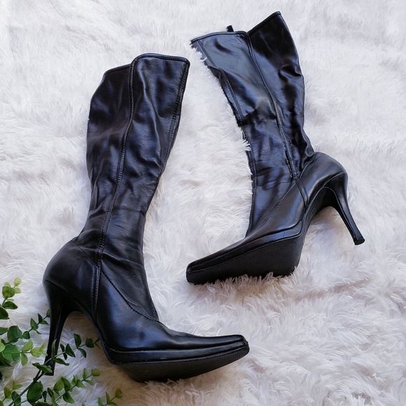 faith suede knee high boots